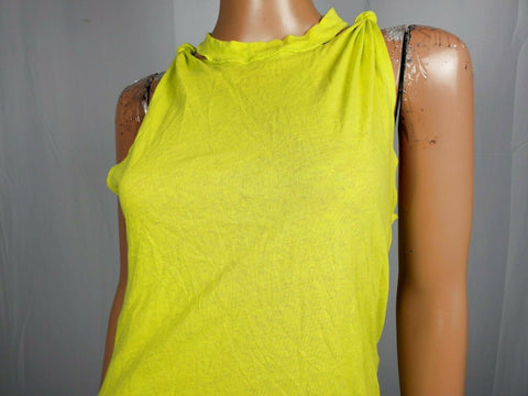 $108 New Free People Women's Sleeveless Green Twisted Blouse Top Size XS