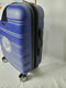 $260 NEW Rockland Melbourne 20" Carry On Hard Expandable Luggage Suitcase Blue