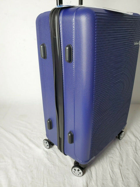 Rockland Skyline 24" Hard case Luggage Suitcase Blue Spinner Wheels