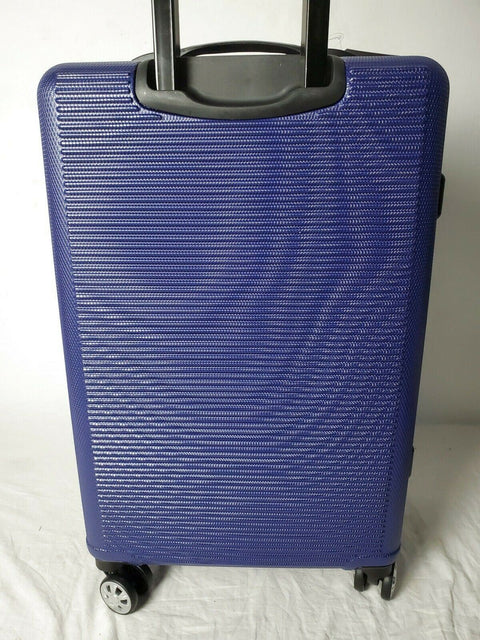 Rockland Skyline 24" Hard case Luggage Suitcase Blue Spinner Wheels