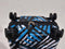 $360 TAG Spectrum 20" Carry-On 2 Piece Luggage Suitcase Blue Printed Crosshatch - evorr.com