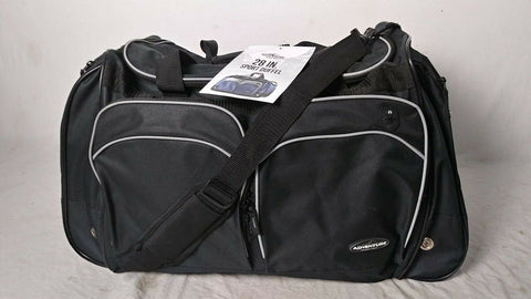 New Travelers Club Duffel Bag Black 28" Adventure Sport - evorr.com