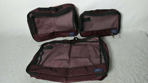 New Travelon Set of 3 Lightweight Packing Organizers, Bolds, One Size