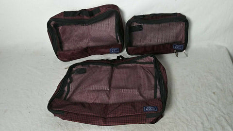 New Travelon Set of 3 Lightweight Packing Organizers, Bolds, One Size
