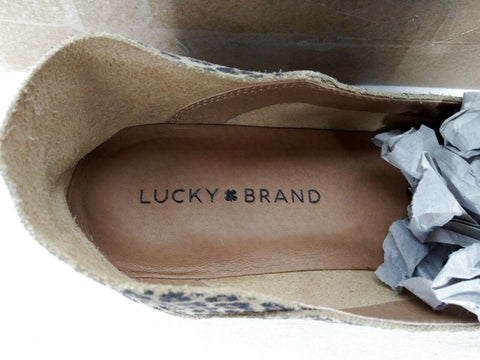 Lucky Brand Womens Cahill Leather Slip On Smoking Loafers Shoes Suede Upper 9M - evorr.com