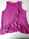 New Maison Jules Women's Pink Sleeveless Blouse Top Eyelet Peplum Size S - evorr.com