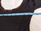 New Free People Women's Long Sleeve Black Thermal BodySuit Scoop Neck Size S - evorr.com