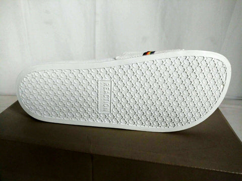 Kenneth Cole Reaction Mens Slide 4 Pride Pebble Flip-Flops Sandals White Slip On - evorr.com
