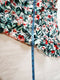 Maison Jules Womens Dress Flutter Sleeves Draw String Blue Red Flower Print XS - evorr.com