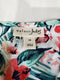 Maison Jules Womens Dress Flutter Sleeves Draw String Blue Red Flower Print XS - evorr.com