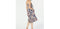 Maison Jules Women High Low Ruffle Hem Sleeveless Knot Dress Floral Print Size 0 - evorr.com