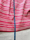 New TOMMY HILFIGER Women Sleeveless Pink Striped Dress Fit Flare Size 16 - evorr.com