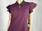 TOMMY HILFIGER Women Flutter Sleeve Collared Dress Fit Flare Purple Size 4 - evorr.com