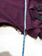 TOMMY HILFIGER Women Flutter Sleeve Collared Dress Fit Flare Purple Size 4 - evorr.com