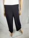 New JM COLLECTION Women Black Capri Crop Pants Embellish Hem Size S - evorr.com
