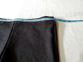 New JM COLLECTION Women Black Capri Crop Pants Embellish Hem Size S - evorr.com