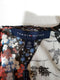 TOMMY HILFIGER Women Long Sleeve Black Multi Asymmetrical Hem Maxi Dress XS - evorr.com