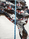 TOMMY HILFIGER Women Long Sleeve Black Multi Asymmetrical Hem Maxi Dress XS - evorr.com