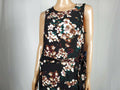 TOMMY HILFIGER Women Sleeveless Black Multi Floral Belted Jumpsuit Dress Size 12 - evorr.com