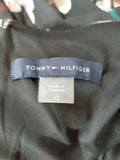 TOMMY HILFIGER Women Sleeveless Black Multi Floral Belted Jumpsuit Dress Size 12 - evorr.com