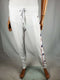 New Tommy Hilfiger Sport Women White Pull On Jogger Pants Drawstring Star Cuff S - evorr.com