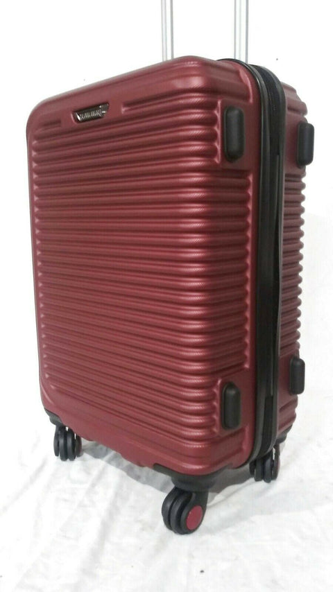 Travel Select Savannah 20" Hard Spinner Carry-on Luggage Suitcase Maroon - evorr.com