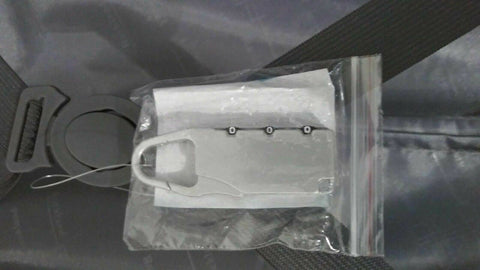 New Rockland Skyline 24" Hard Luggage Suitcase Silver Spinner Wheels