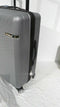 New Rockland Skyline 24" Hard Luggage Suitcase Silver Spinner Wheels