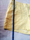 Maison Jules Women Yellow White Checks Shorts Casual Size 6 - evorr.com