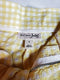 Maison Jules Women Yellow White Checks Shorts Casual Size 6 - evorr.com