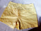 Maison Jules Women Yellow White Checks Shorts Casual Size 6 - evorr.com