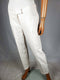 New Anne Klein Womens White Ivory Dress Pants Stretch Size 4 - evorr.com