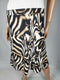 INC CONCEPTS Women Brown Zebra Printed Knee Length Skirt Casual Stretch Size XS - evorr.com