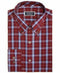 Club Room Mens Pocket Button-Down Dress Shirt Red Plaids Long-Sleeve 16 32 / 33 - evorr.com