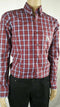 Club Room Mens Pocket Button-Down Dress Shirt Red Plaids Long-Sleeve 16 32 / 33 - evorr.com