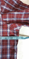 Club Room Mens Pocket Button-Down Dress Shirt Red Plaids Long-Sleeve 16 32 / 33 - evorr.com