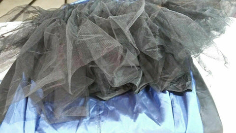Authentic BETSY & ADAM Women Black Formal Long Party Satin Gown Lined Dress 8