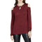 New Rachel Roy Women Scoop Neck Red Cold Shoulder Long Sleeve Blouse Top Medium - evorr.com