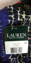 Ralph Lauren Women Multi Printed 3/4 Sleeve Cotton Tunic Dress Chiffon Size 4 - evorr.com