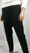 Style&Co. Women Black Pull On Knit Slim Leg Velour Trim Casual Pants Plus 18W - evorr.com