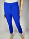 INC International Concepts Women Blue Straight Leg Comfort Waist Ankle Pants 0 - evorr.com