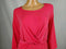 Alfani Women Scoop Neck 3/4 Sleeve Knit Cross Knot Front Tunic Top Pink Plus 1X - evorr.com