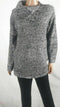 Style&co. Women Long Sleeve Gray Envelope Neck Pullover Pocket Sweater Plus 16W - evorr.com