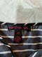 Material Girl Women Sleeveless Black Stripe Sleep Tunic Top Lace Spaghetti Strap - evorr.com