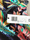 Calvin Klein Women Short Sleeve V-Neck Floral Printed Cotton Blouse Top Plus 3X - evorr.com