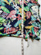 Calvin Klein Women Short Sleeve V-Neck Floral Printed Cotton Blouse Top Plus 3X - evorr.com