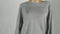 Karen Scott Women 3/4 Sleeve Gray Ballet Neck Sweater Top Button Cuff Plus 1X - evorr.com