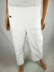 Alfani Women Comfort White Tummy Control Capri Crop Pant Pullon Stretch Plus 20W - evorr.com