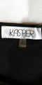 Kasper Women Scoop-Neck 3/4 Sleeve Black Polyester Blouse Pullover Top Plus 2X - evorr.com