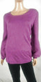 Style&co. Women Scoop-Neck Long Sleeve Knitted Texture Pink Sweater Tunic Top XL - evorr.com